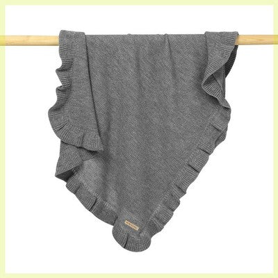 Knitted Baby Newborn Swaddle Wrap Ruffle