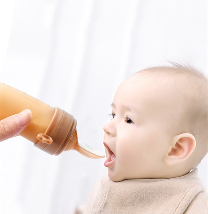 Baby Biting Rice Cereal Feeding Spoon