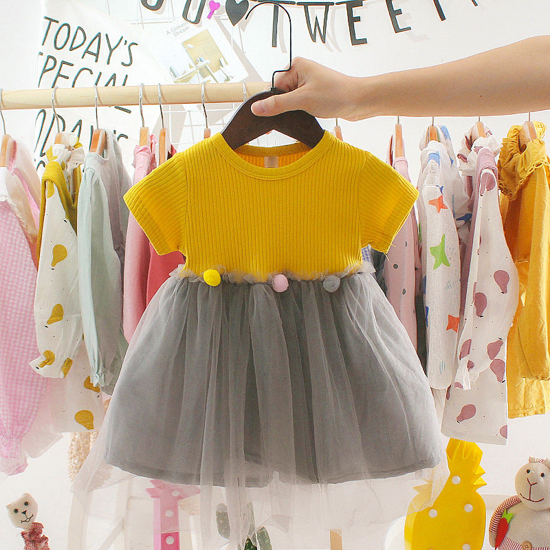 Summer Baby Princess Party Mesh Dresses