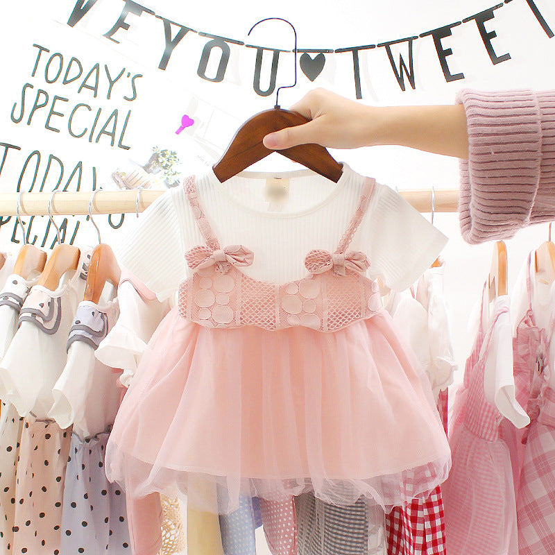 Summer Baby Princess Party Mesh Dresses