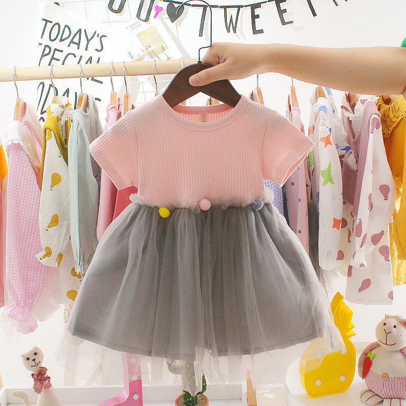Summer Baby Princess Party Mesh Dresses