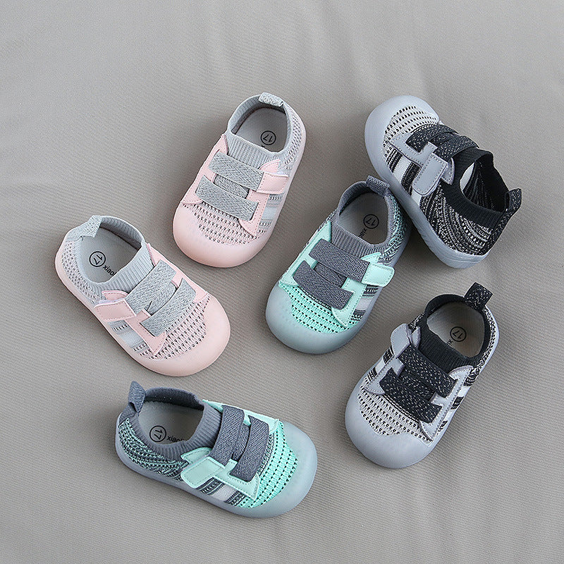 Baby Jelly Bottom Velcro Baby Shoes