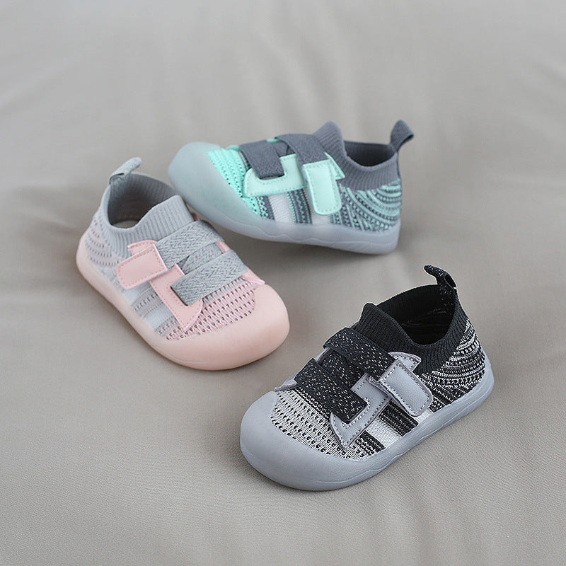 Baby Jelly Bottom Velcro Baby Shoes