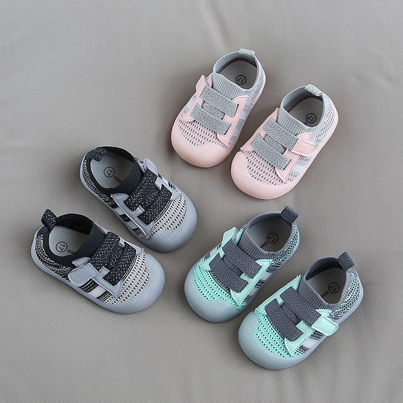 Baby Jelly Bottom Velcro Baby Shoes