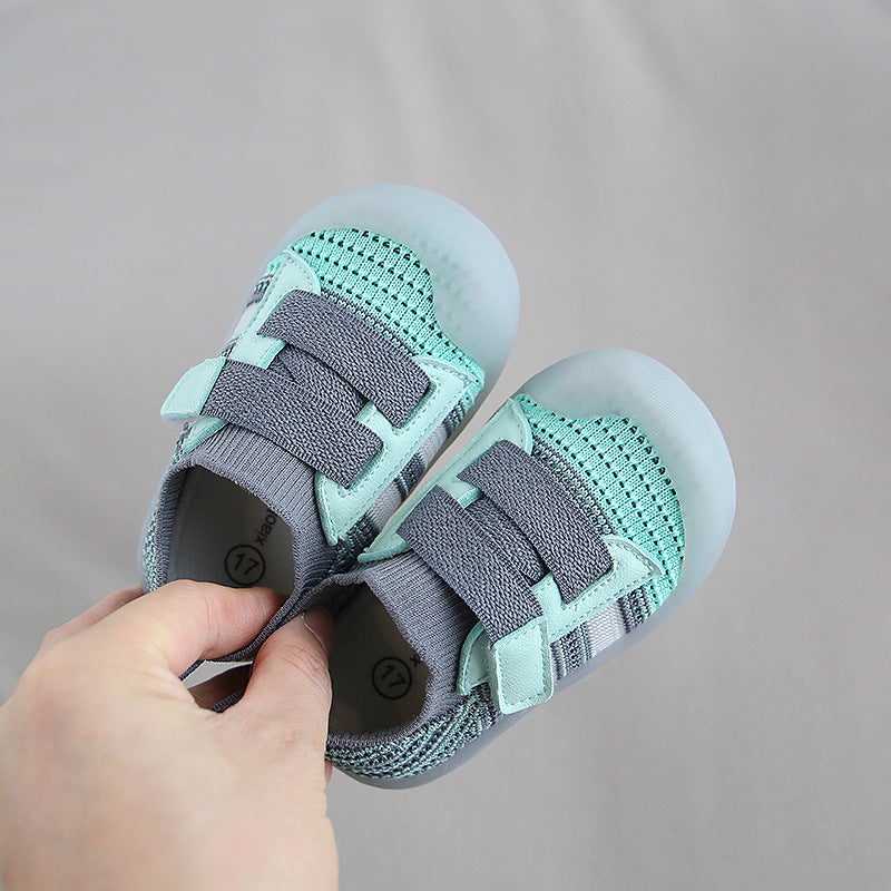 Baby Jelly Bottom Velcro Baby Shoes