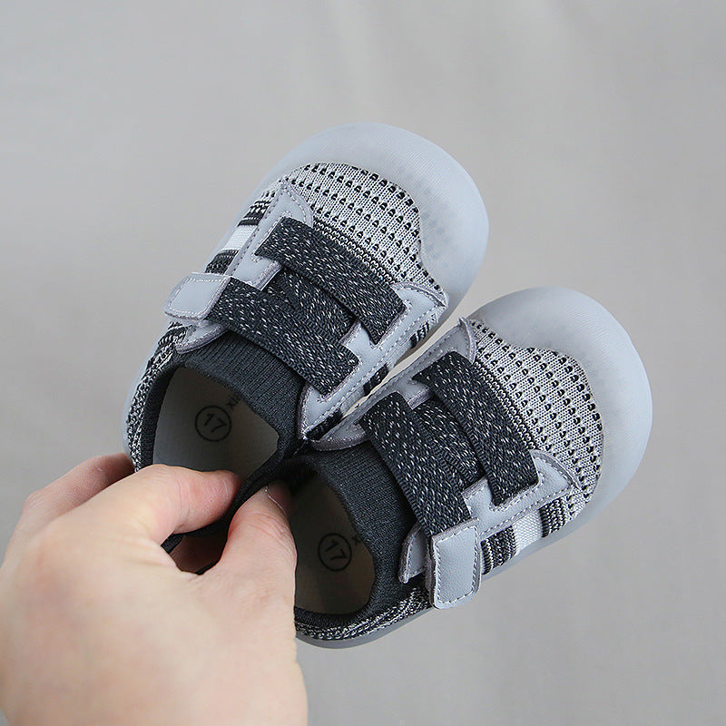 Baby Jelly Bottom Velcro Baby Shoes