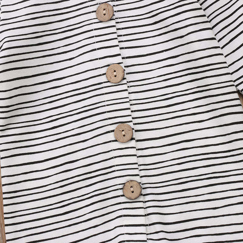 Cotton Long-Sleeved One-Piece Baby Romper