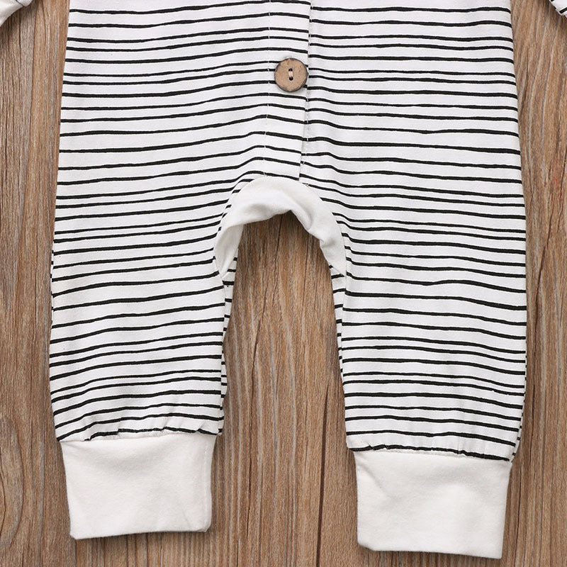 Cotton Long-Sleeved One-Piece Baby Romper