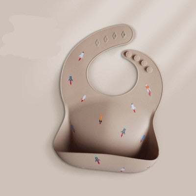 Baby Eating Waterproof Silicone Bibs