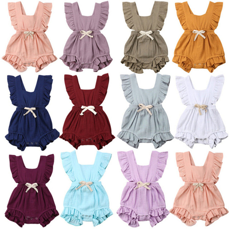 Baby Summer Sweet Bubble Cotton Romper