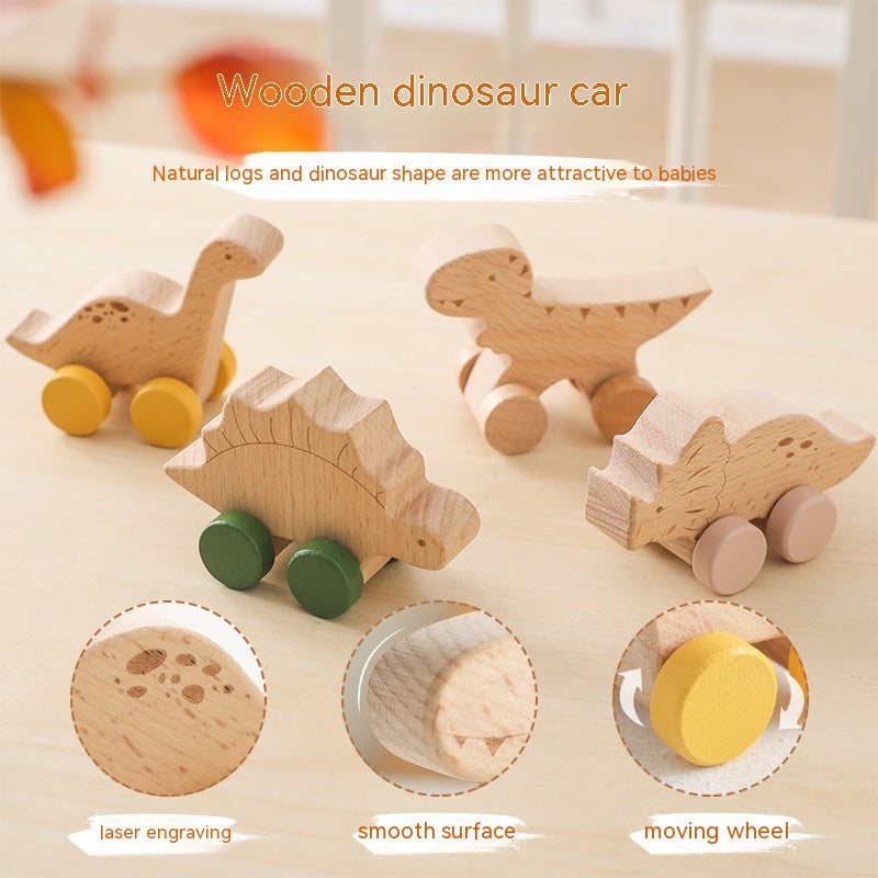 Baby Early Educational Wooden Trolley Toys