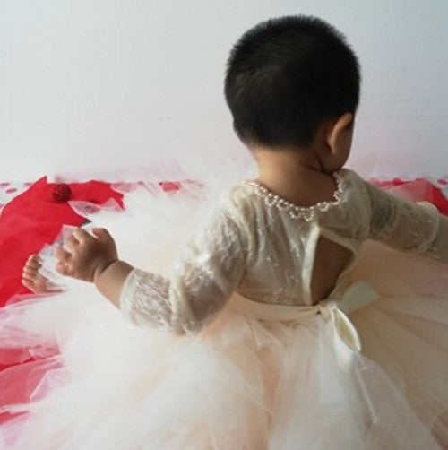 Flower Baby Poncho Dress