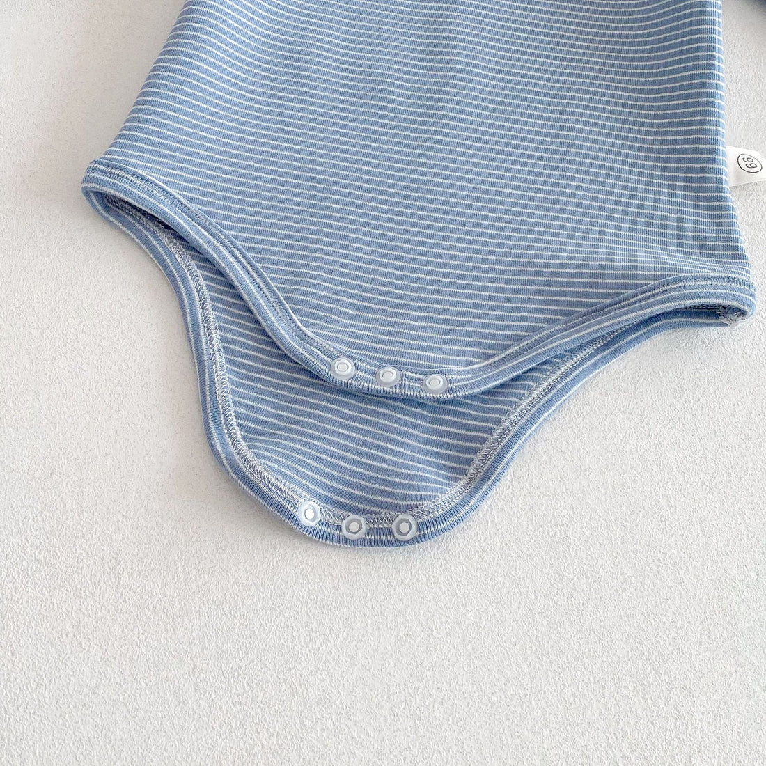 Striped Baby Long Sleeve Romper
