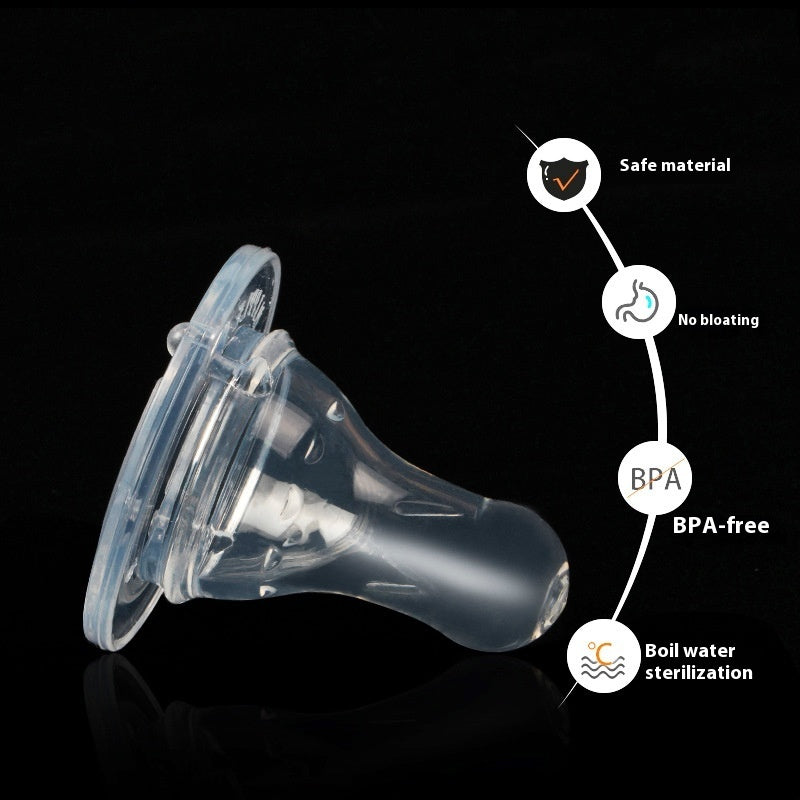 Silicon Baby Soft Simulation Feeding Nipple