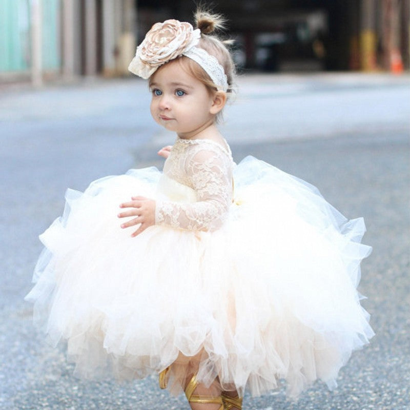 Flower Baby Poncho Dress