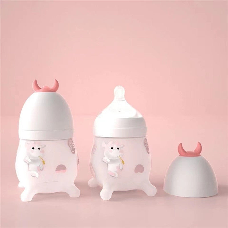 Wide Caliber Baby Silicone Feeding Bottle