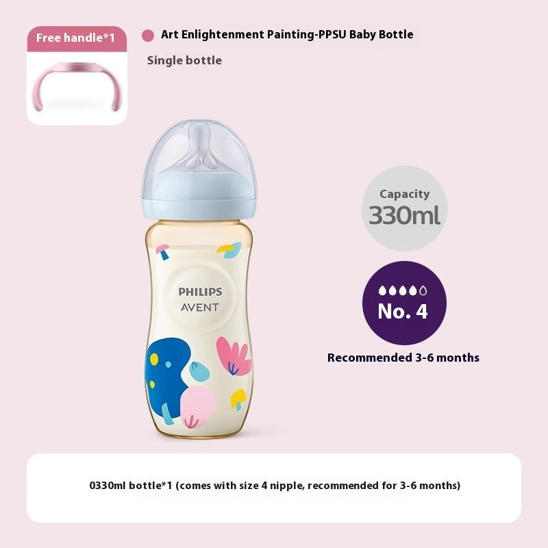 Large Diameter Baby Feeding Bottle Anti-flatulence