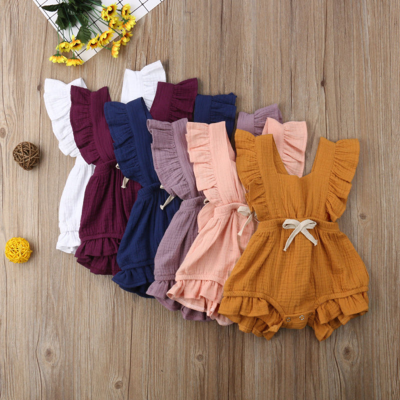 Baby Summer Sweet Bubble Cotton Romper