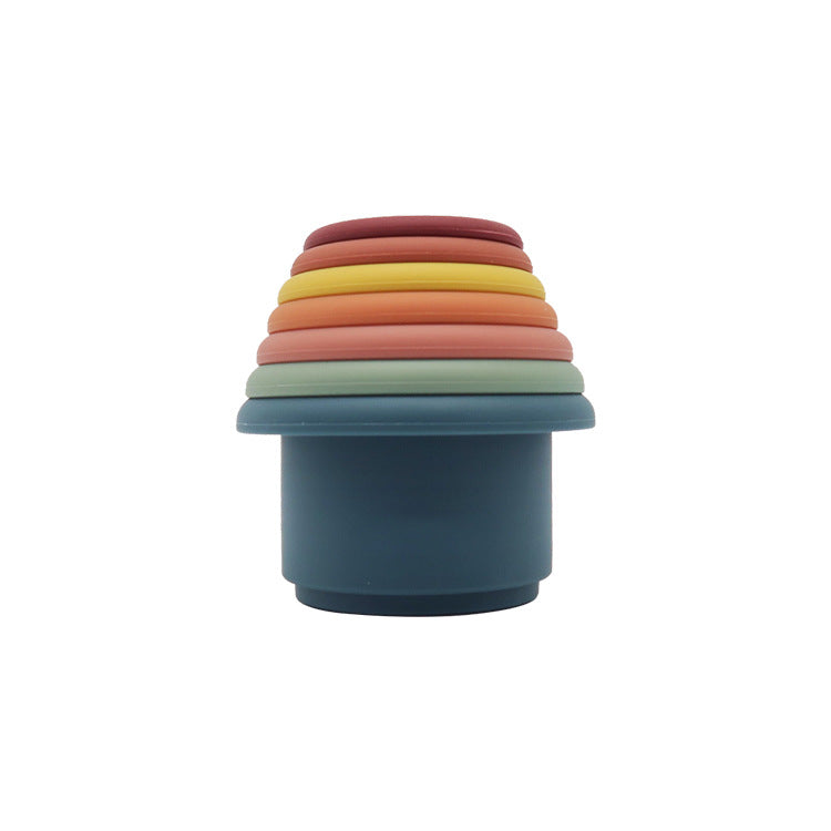 Baby Stacking Cups Silicone Educational Toys