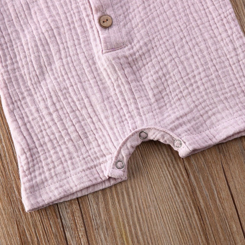 0-24M Summer Solid Rompers