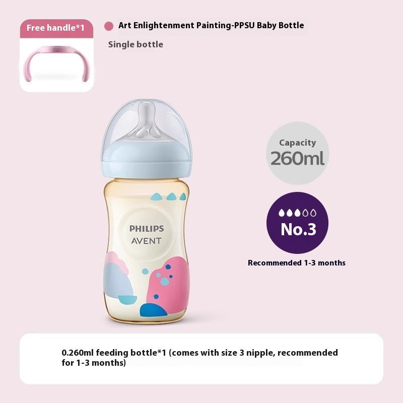 Large Diameter Baby Feeding Bottle Anti-flatulence