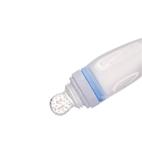 Baby Feeding Rice Cereal Spoon Milk Bottle