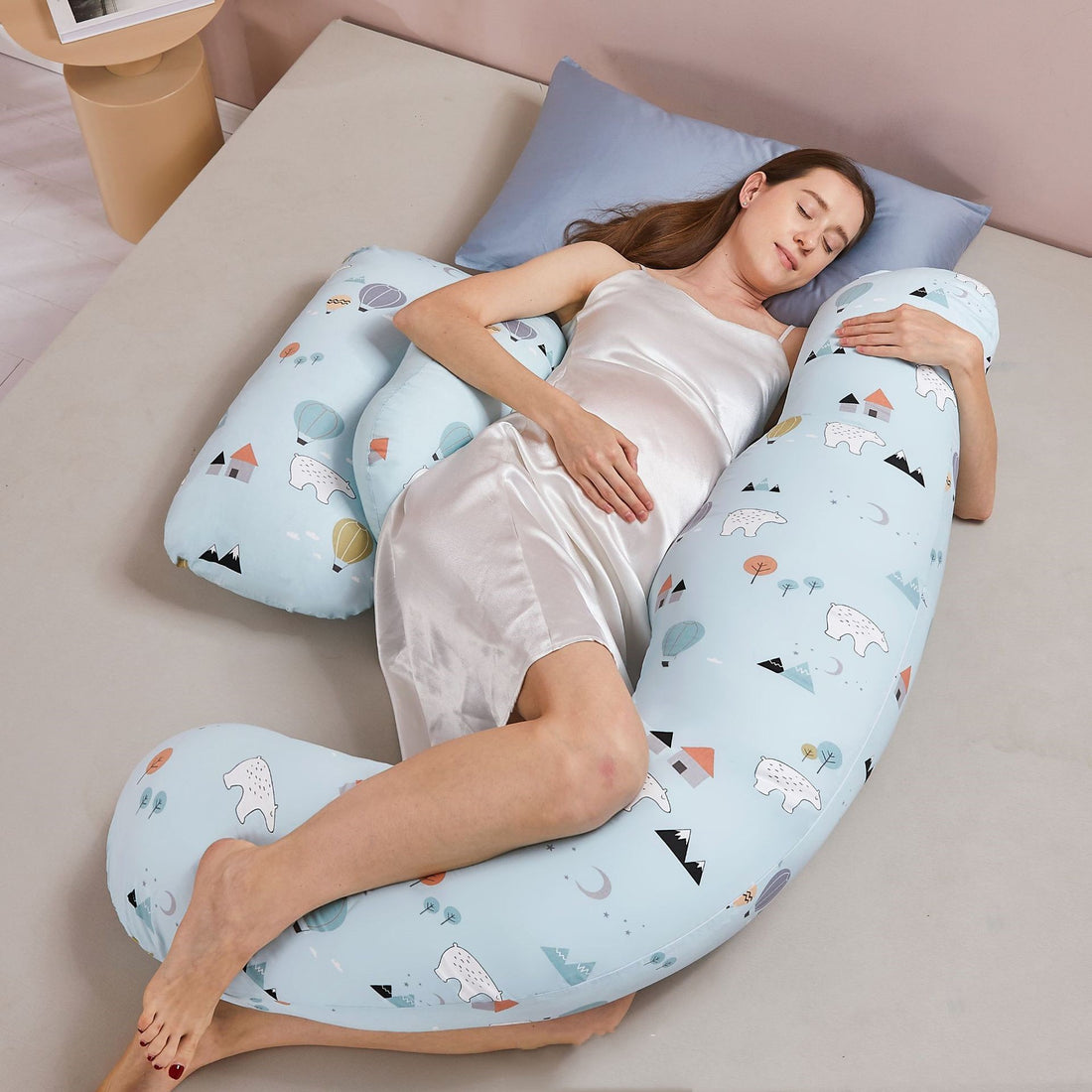Summer Tencel Maternity Side Sleeping Pillow