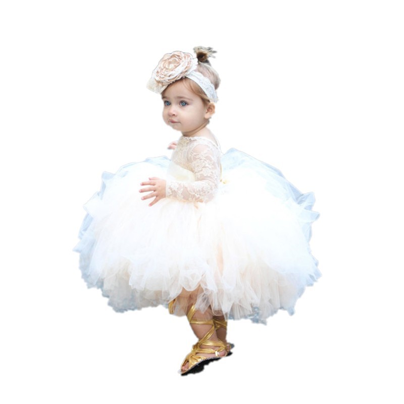Flower Baby Poncho Dress