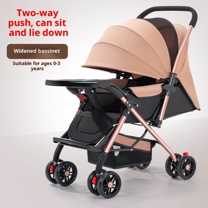 Sit And Lie, Foldable Lightweight Stroller