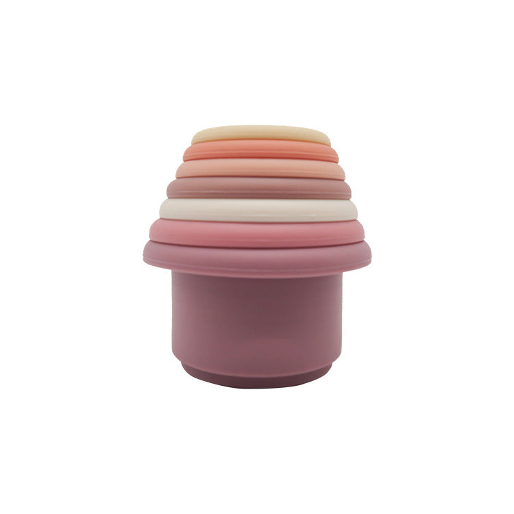 Baby Stacking Cups Silicone Educational Toys