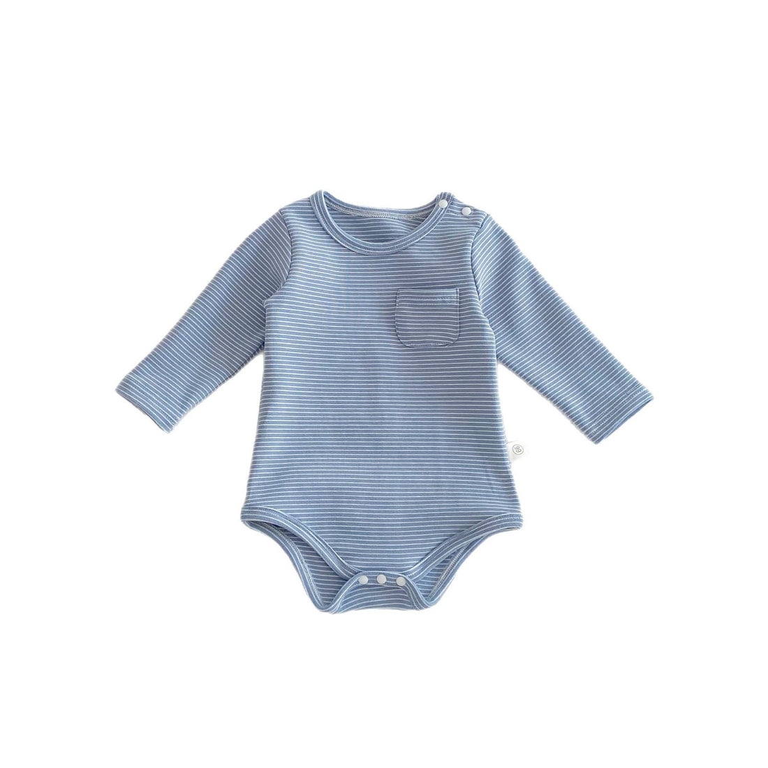 Striped Baby Long Sleeve Romper