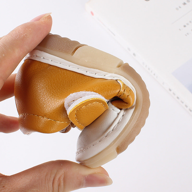 Baby single soft sole walking shoes