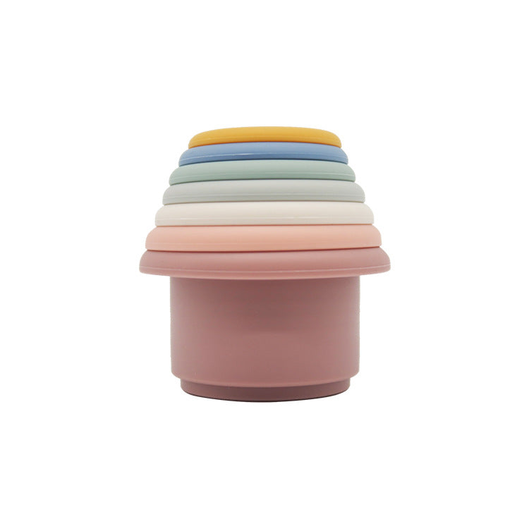 Baby Stacking Cups Silicone Educational Toys