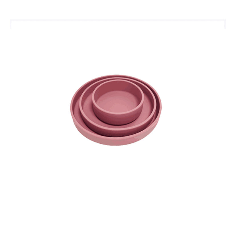 Baby Training And Feeding Silicone Bowl
