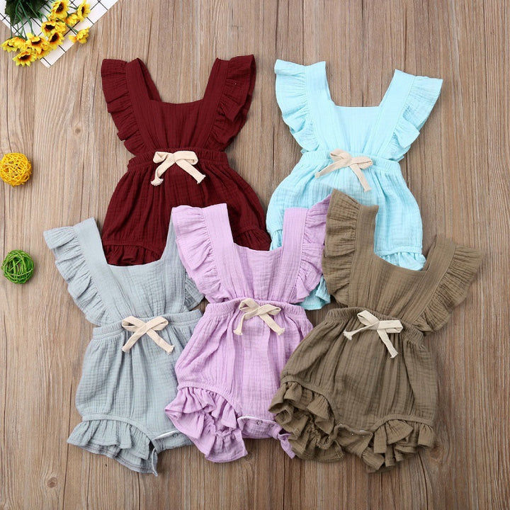 Baby Summer Sweet Bubble Cotton Romper