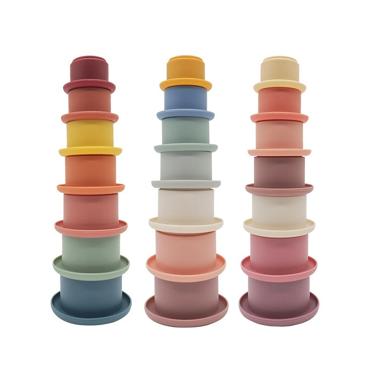 Baby Stacking Cups Silicone Educational Toys