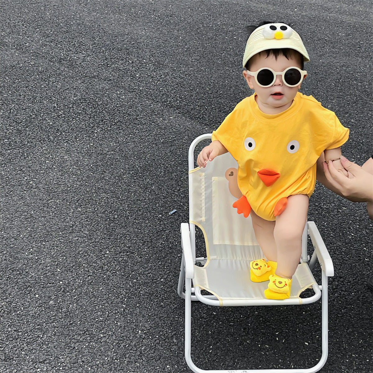 Newborn Baby Cotton Triangle Romper