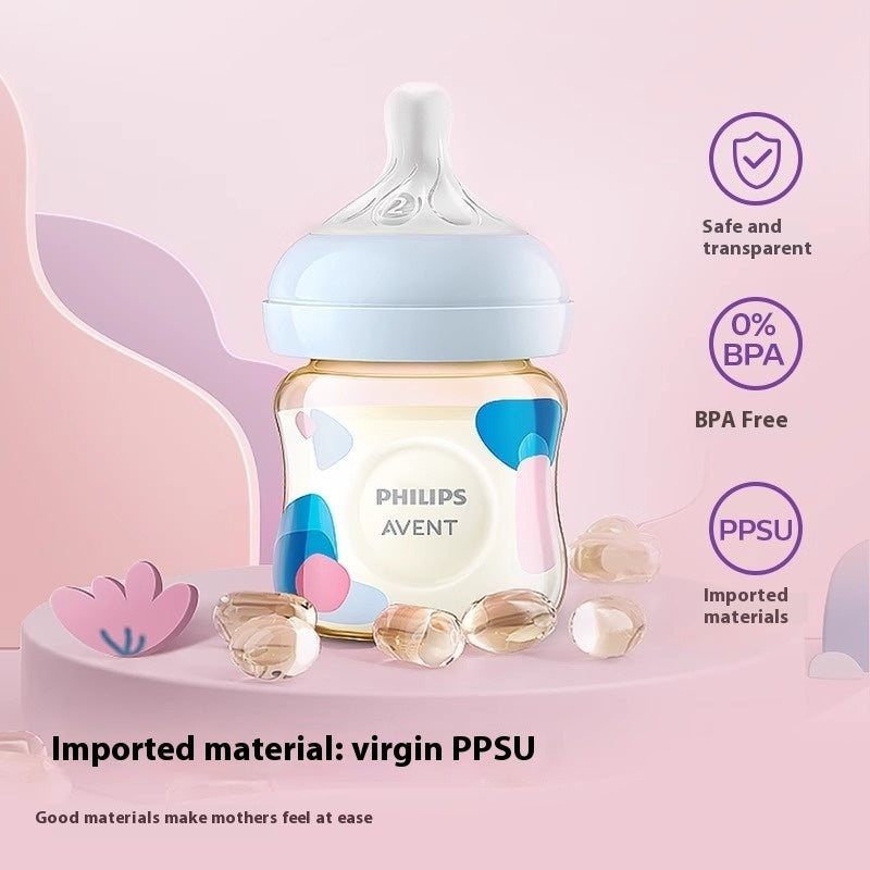 Large Diameter Baby Feeding Bottle Anti-flatulence