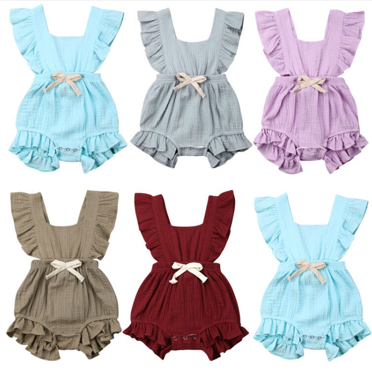 Baby Summer Sweet Bubble Cotton Romper
