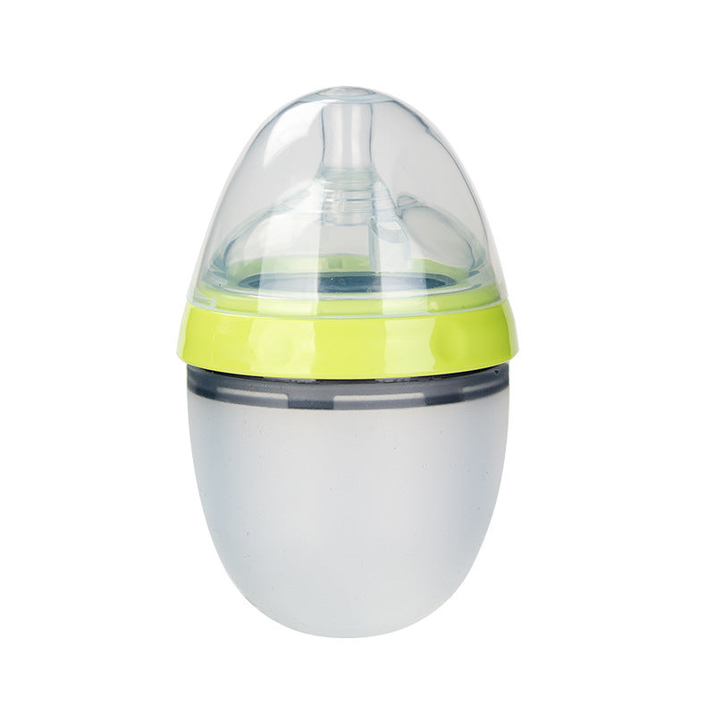 Breast Milk Silicone Baby Feeding Bottle