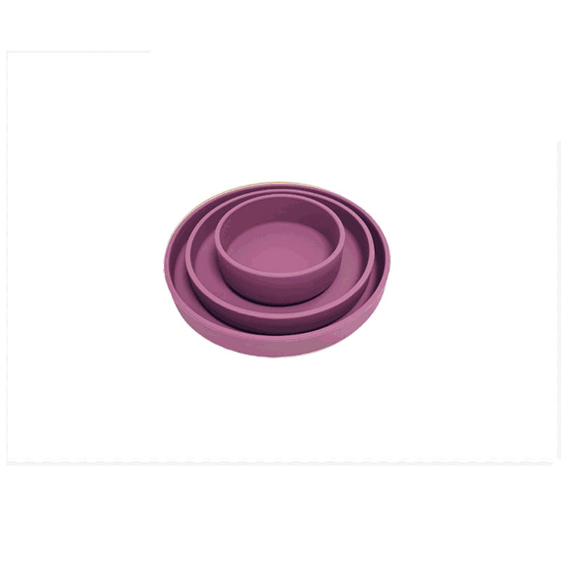 Baby Training And Feeding Silicone Bowl