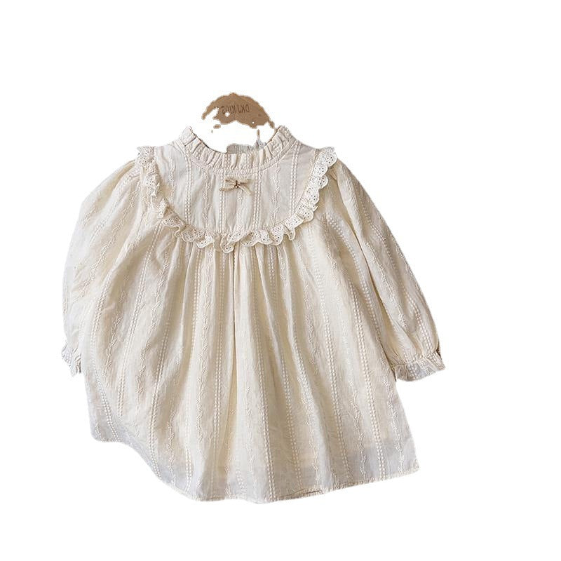 Girls Baby Lace Cutout Princess Dress